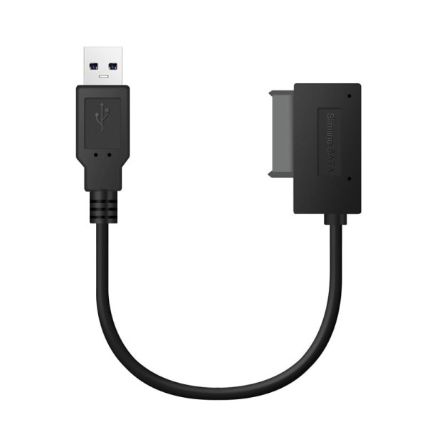 35 cm USB sovitin PC 6P+7P CD DVD ROM SATA USB 2.0 muunnin Slimline Sata 13 pin sovitin asema kaapeli
