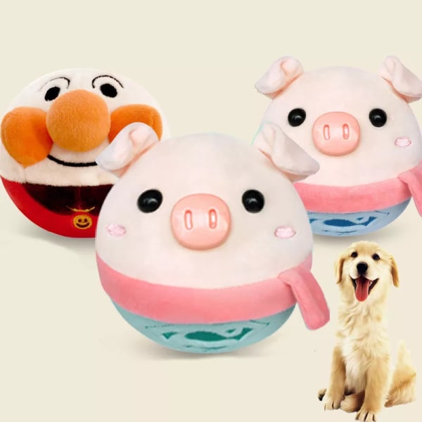 Elektroninen interaktiivinen pehmo lemmikki koira lelu pallo lemmikki pomppiva hyppy pallot puhuva koira pehmo nukke lelut