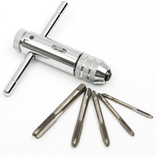 5kpl M3-M8 3mm-8mm kone ruuvi kierre metrinen tulppa