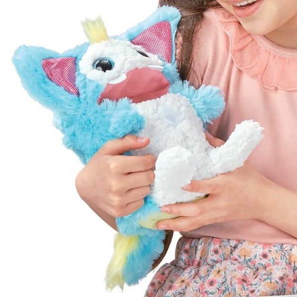 Interaktivt Plush Legetøj Sjovt Spil Aqua Grøn Farve Elektronisk Kæledyr Anime Figur