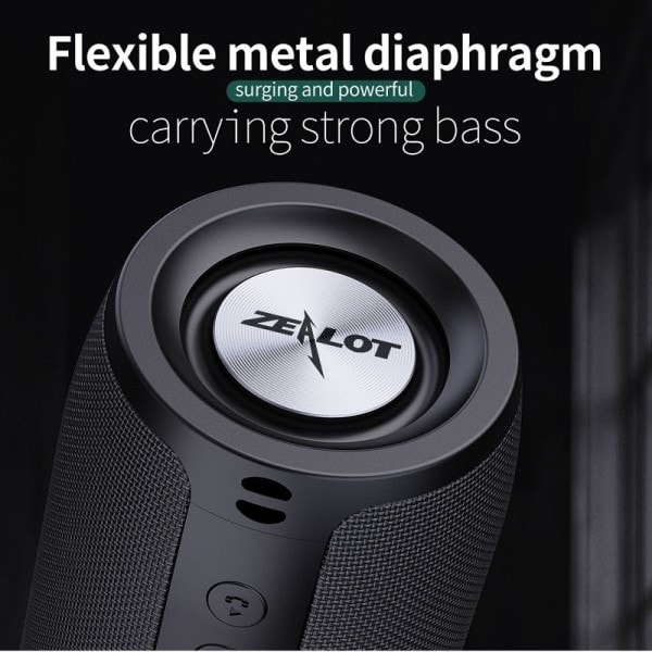 Kraftfull Bluetooth Högtalare Bas Trådlös Bärbar Subwoofer Vattentät Ljud Box Support TF, TWS, USB Flash Drive