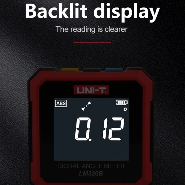 Digital Angle Gauge LM320A LM320B Protractor Magnetisk Inklinometer Goniometer Elektronisk Angle Finder Måle Værktøjer