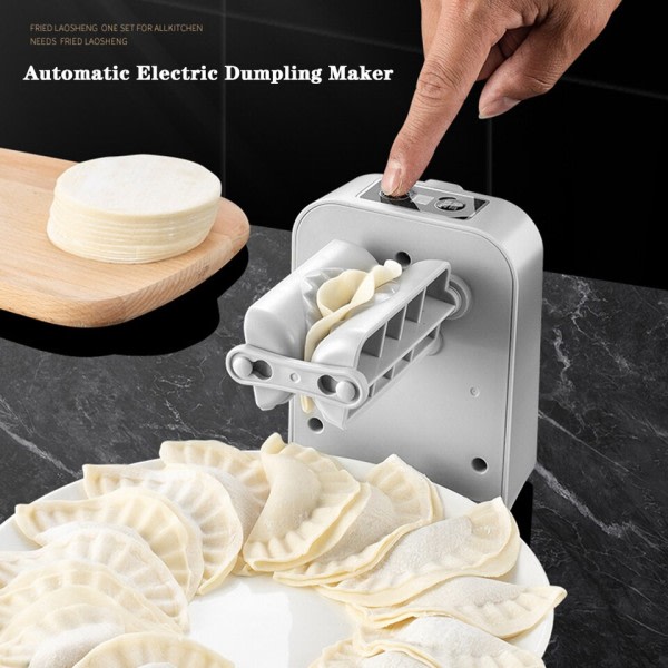 Automatisk Elektrisk Knödel Maker Maskin Press Mold Kök Tillbehör