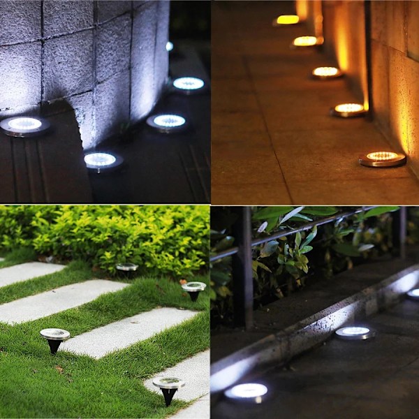 8 deler 20 LED Solar termisk lys hage innredning