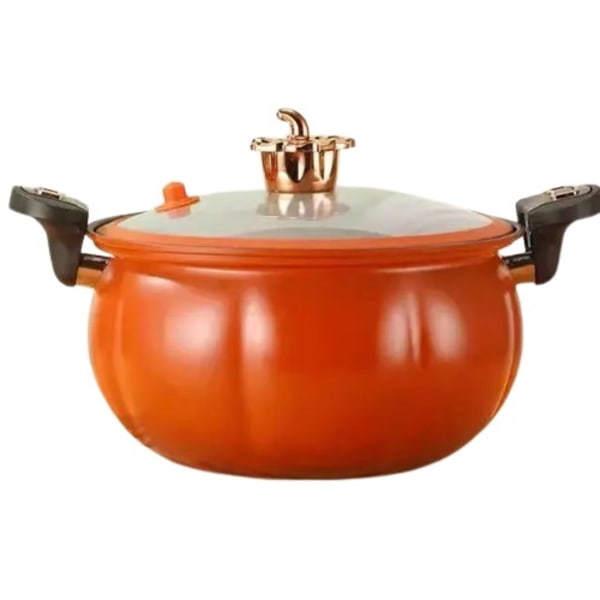 Gresskar gryte multifunksjonell støpejern lite trykk koker braise koke damp stuing nonstick gryter matlaging gryter