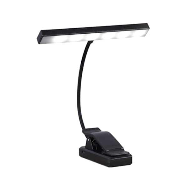 Fleksibel bog let til seng letvægt øjenpleje bog let klaver musik lampe
