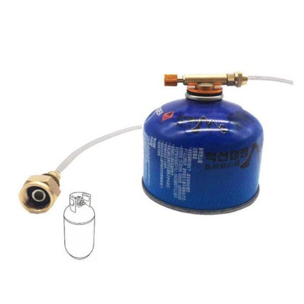 Utendørs Camping Gass komfyr Propan Refill Adapter