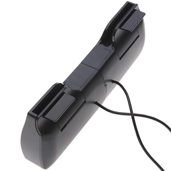 Mini Portable Clipon USB Stereo Speaker line Controller Soundbar