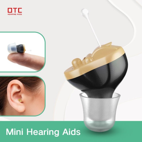Mikro kuulolaitteet digitaaliset näkymättömät kuuroille vanhukset säädettävä mikro langaton kuulolaite