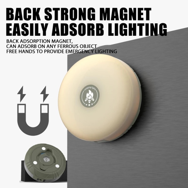 USB Ladattava Camping Light 10meter light String Ulko teltta valo RGB ilmapiiri valo