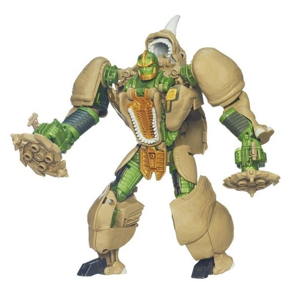 Transformator Toy for Child 30-årsjubileum Voyager Klasse Rhinox Action Figur