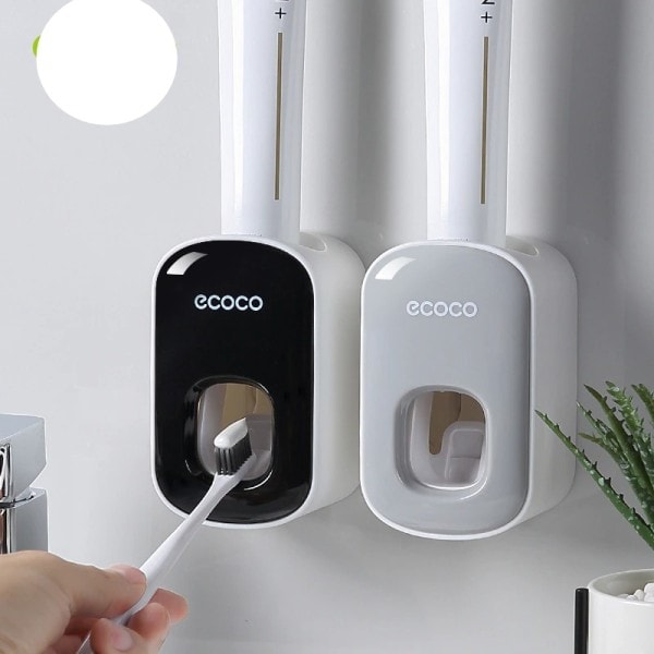 Automatisk tandkräm dispenser vägg fäste badrum badrum tillbehör vattentät tandkräm pressare