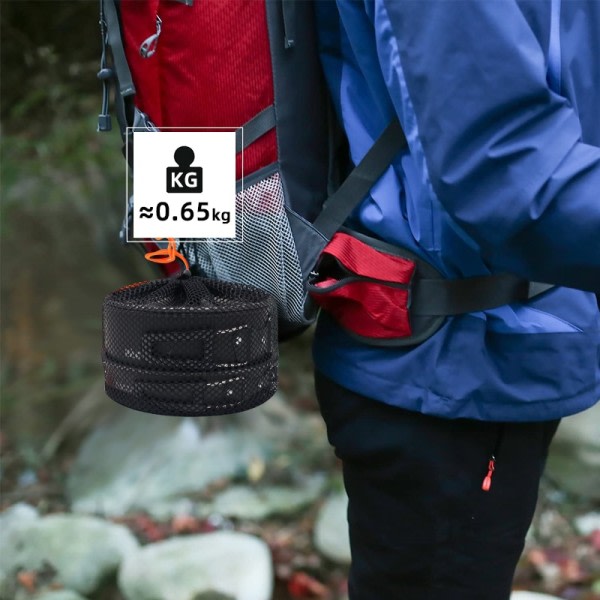 Camping kokkärl set portabelt kokkärl kit utomhus gryta matlagning vatten vattenkokare panna set