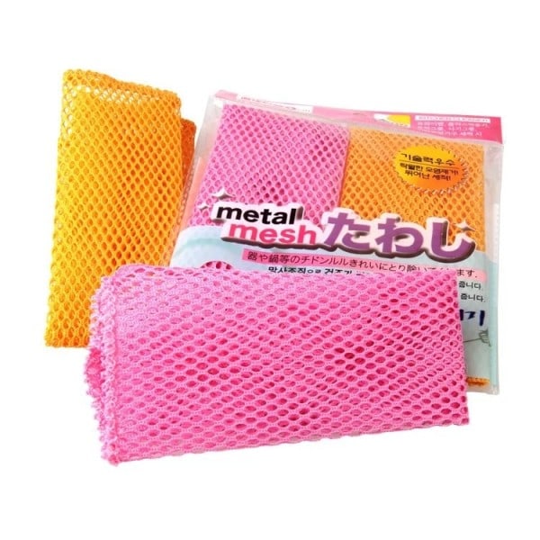 Mesh non-stick oppvaskklut mesh oppvask håndkle 2p mesh klut rengjøring skurepad