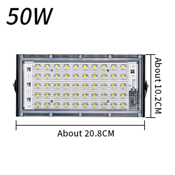 Led Fomlys 50W Vanntett IP65 Utendørs LED Reflektor Lys