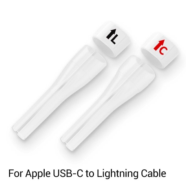 PZOZ 2stk kabel beskytter for iPad iPhone lader USB typeC Original kabel for iPhone 11 8 7 6s plus 5 kabel beskyttelse surround