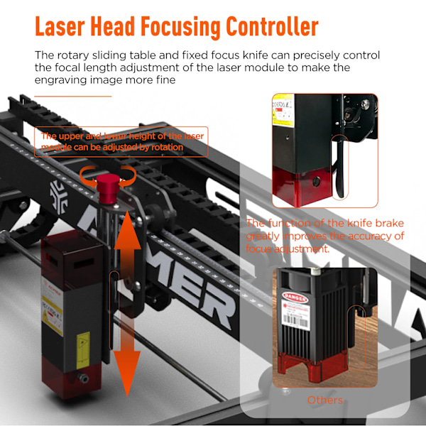 10W kraftig laser gravør maskine med wifi kontrol laser gravering skære maskine