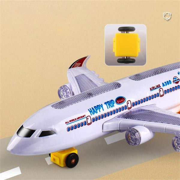 Lapset lentokone lelut taapero lelu lentokone LED vilkkuvilla valoilla ja äänillä lentokone vilkkuvilla valoilla ja äänillä