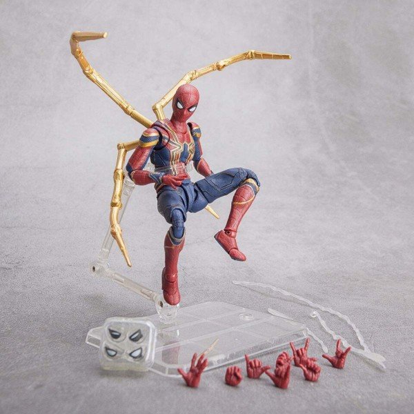 Avengers Alliance 4 Iron Spider-Man Movable Animasjon Modell Fulian 047 Hand Made Toy