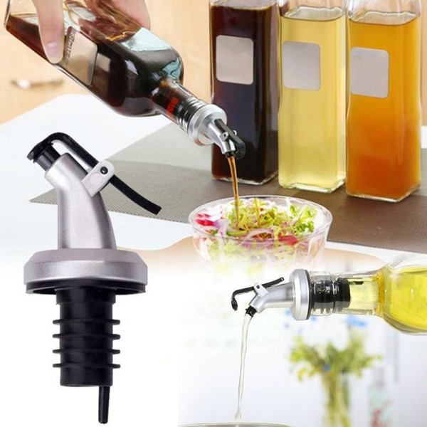 Olja flaska propp gummi lås plugg tätning läckagesäker mat kvalitet plast munstycke spruta sprit dispenser