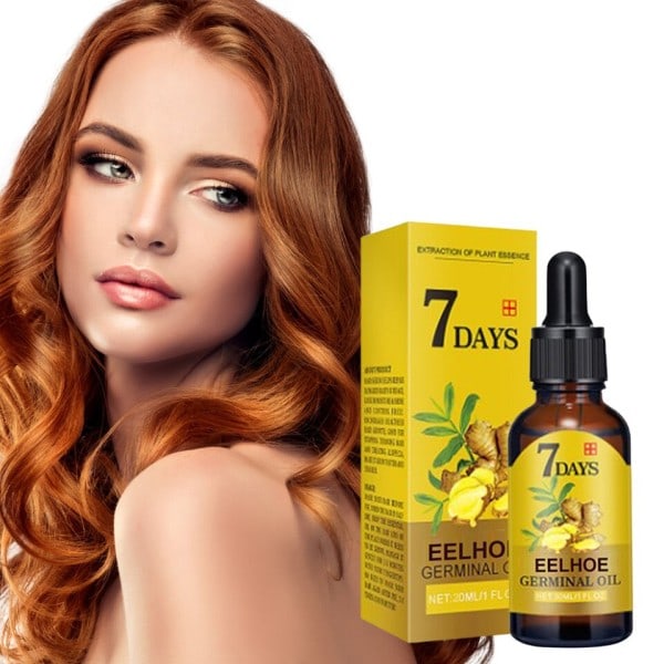 Hår tillväxt serum olja 40 ml tät återväxt ingfära hårvård reparation vätske essentiell anti avfall