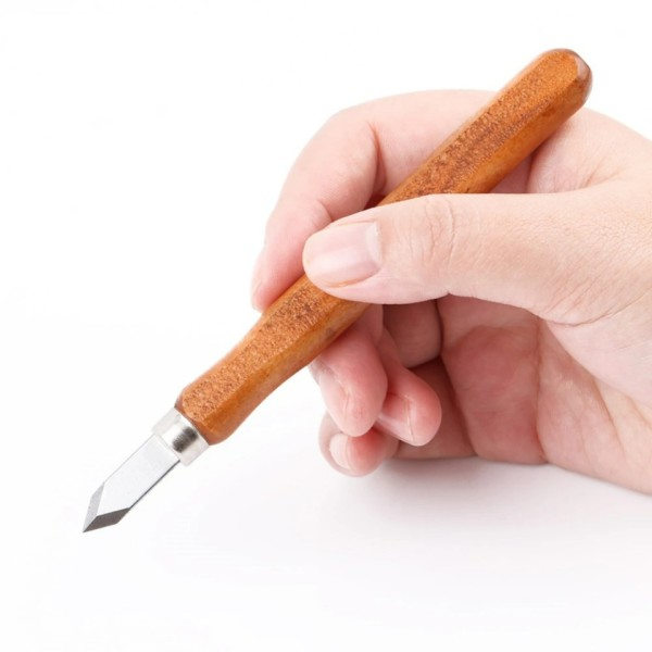 Träsnitt Kniv Scorper Trä Snideri Verktyg Träbearbetning Hobby Konst Hantverk Kutter Skalpell