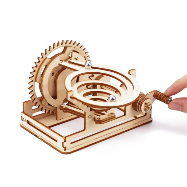 3D tre puslespill mekanisk sett stamme vitenskap fysikk leketøy labyrint ball montering modell bygg