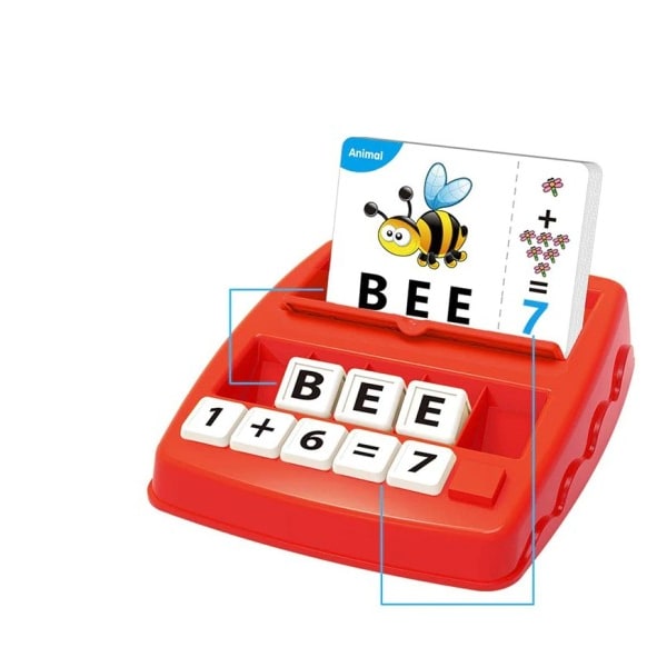 Barn's pedagogiska leksaker understödjande alfabet räknespel för pojkar och flickor 4-12 år gåva leksaker