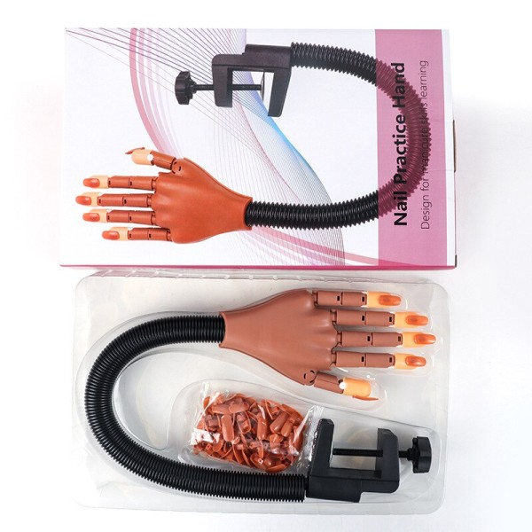 Negle øve finger led simulering af den rigtige menneskelige hånd struktur kan bøjes frit kunstig hånd model