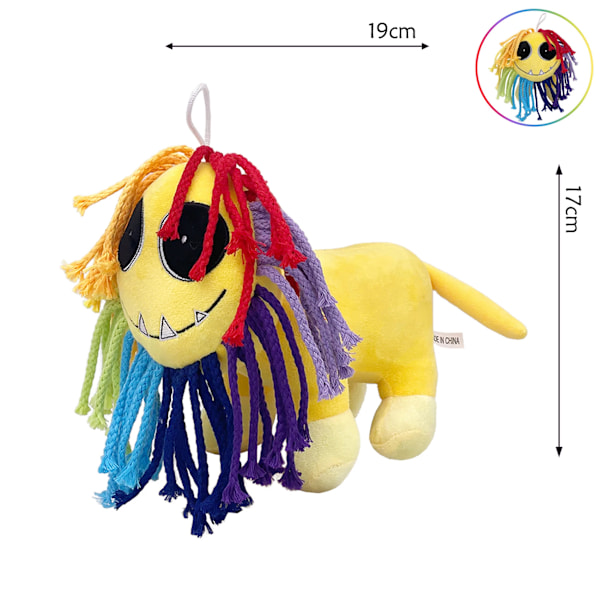 Fantastisk digital cirkus Plysch Färgglad Lejon Monster Big Lion PlushToy