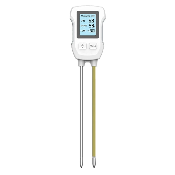 3in1 jord PH testare LCD skärm jord termometer PH temperatur fuktighet mätare jord testare