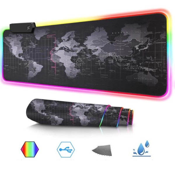 RGB Gaming Mat Mouse Pad Computer Keyboard Mouse Pad