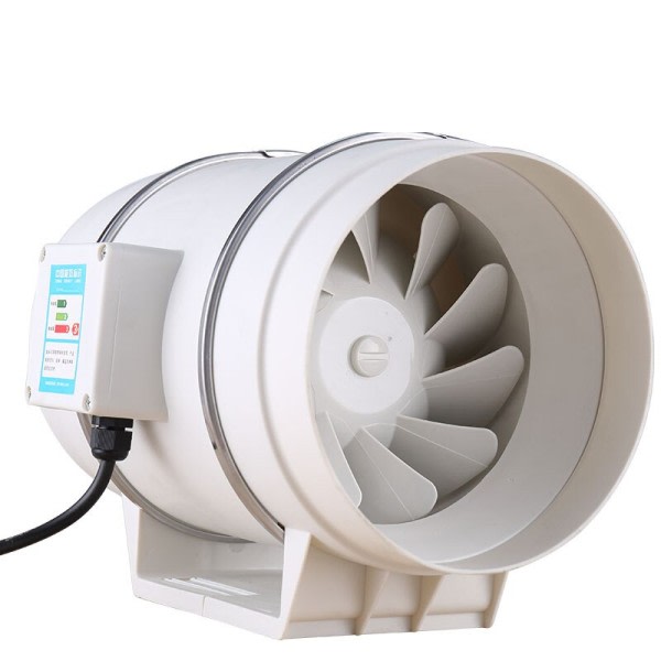 220V Eksos vifte Hjem Silent Inline Rør Kanal vifte Bad avtrekk