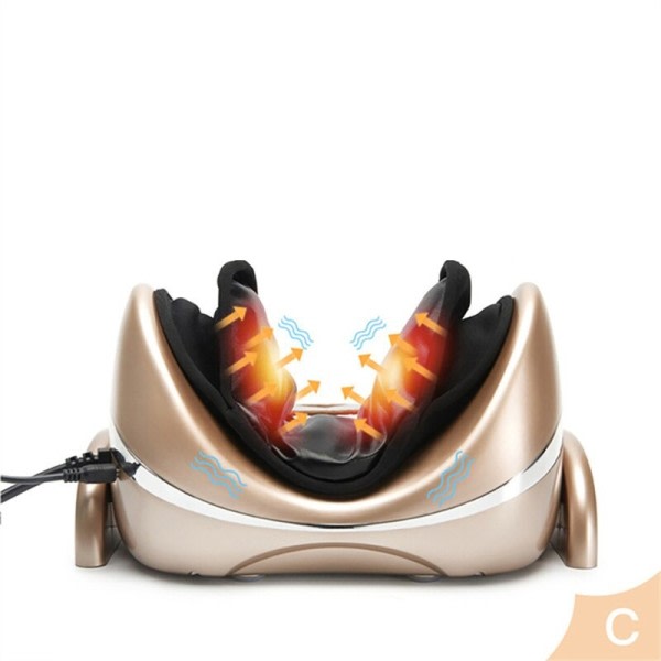 Nacke Massager Elektrisk Krockkudde Infraröd Värme Vibration Cervikal Stretche ryggrad axel stöd