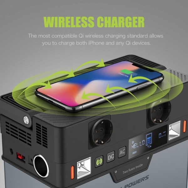 220V AC 300W Power Station Pure Sine Wave 288Wh Portable Generator