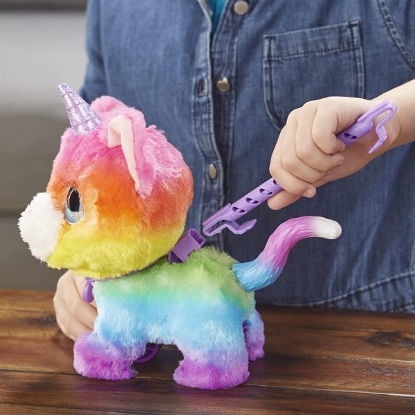 Rigtige venner E5307EU5 FRR WALKALOTS Big Unicorn Rainbow Colours børn legetøj