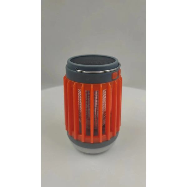 Elektrisk Myggdödare Lampa UV Ljus Bug Zapper Trap Solar Laddning Laddningsbar Sommar Fly Swatter