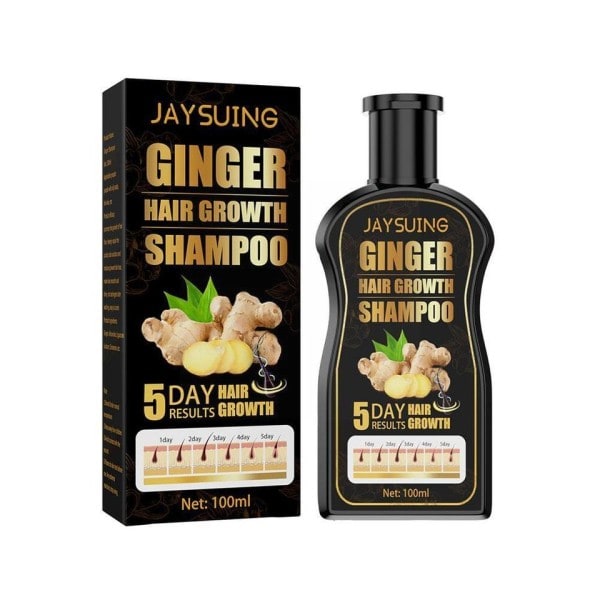 Inkivääri Shampoo Hiustenlähtöä Hoito Tummeneva Hiusten hallinta
