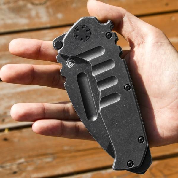 Stål camping kniv jakt kniv vikbar överlevnad kniv