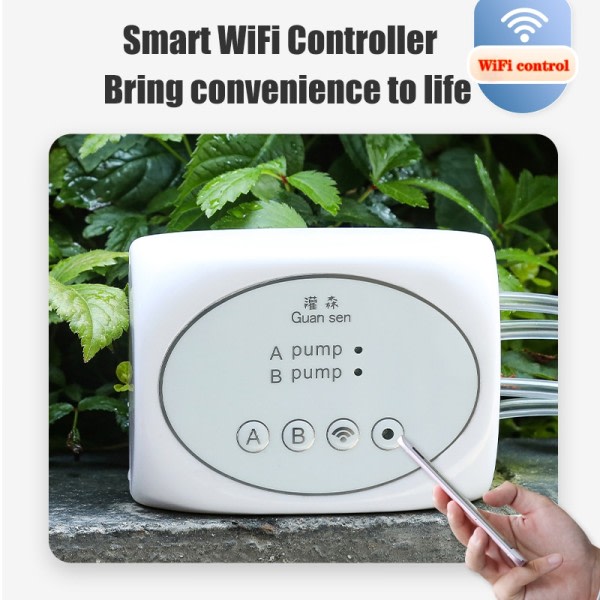 WiFi Smart Garden Irrigation Controller Plant Automatic Drypp Irrigation System Kit Mobil Phone Control Vanning Timer Device