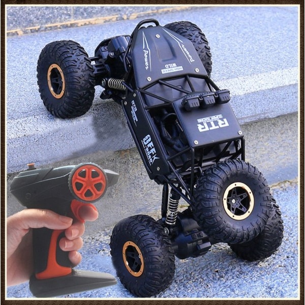 Paisible Rock Crawler 4WD Off Road RC Bil Fjärrkontroll Leksak Maskin På Radio Kontroll 4x4 Drive Bil Toy För Pojkar Tjejer 5514