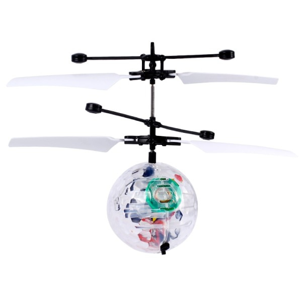 Farverig Mini Shinning LED Drone Lys Crystal Ball Induction Quadcopter Aircraft  drone Flying Ball Helikopter