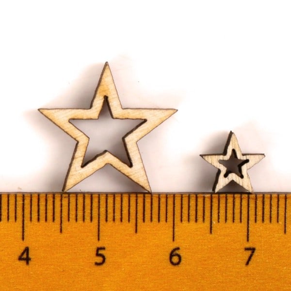 Tre Hul Stjerne Shape Scrapbooking Utsmykning Håndverk Håndlaget Hjemme Bryllup Dekorasjon Tilbehør