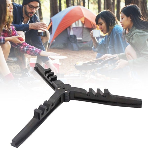 Utendørs camping gass tank stativ lett foldbar beholder stativ stativ base