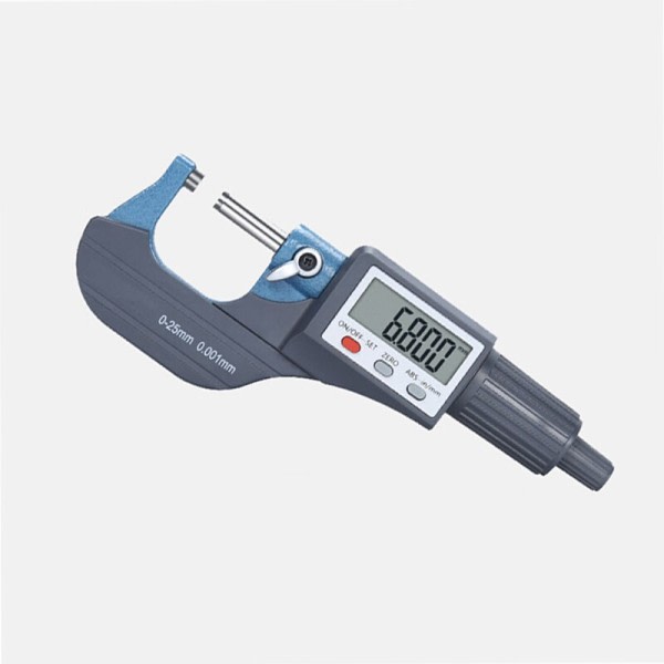 Utanför Diameter Mikrometer Digital Mikrometer Elektronisk Mikrometer Mätningsinstrument Digitalt Verktyg