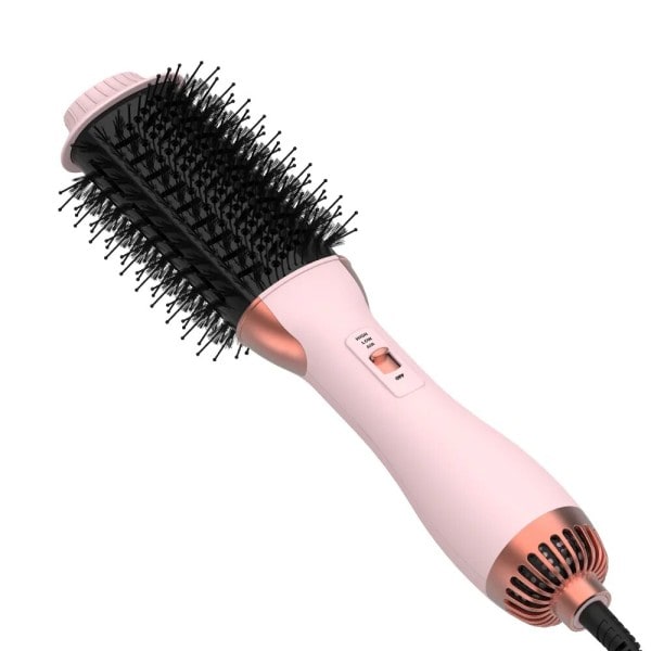 One-Step Hot Air Brush 2.0 Soft Touch vaaleanpunainen hiustenkuivain harja monitoimi hius muotoilu työkalu