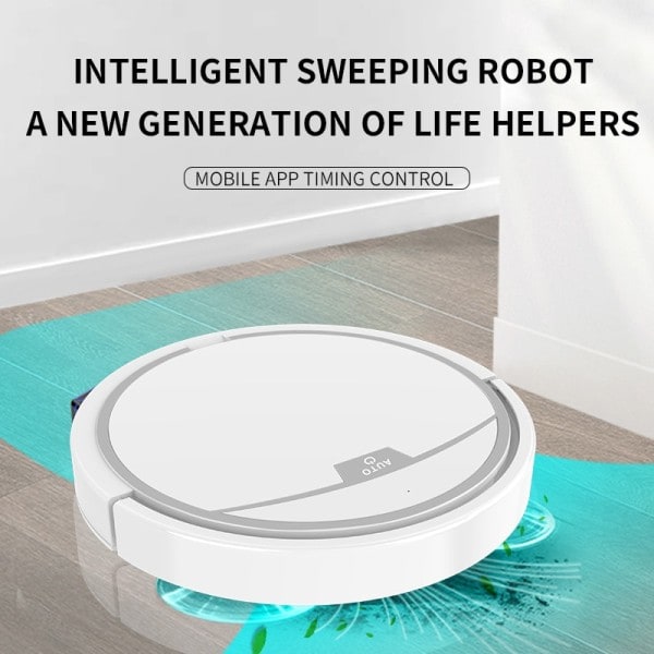 Robot Støvsuger 2800PA Smart APP Fjernbetjening Kontrol Trådløs rengøring maskine