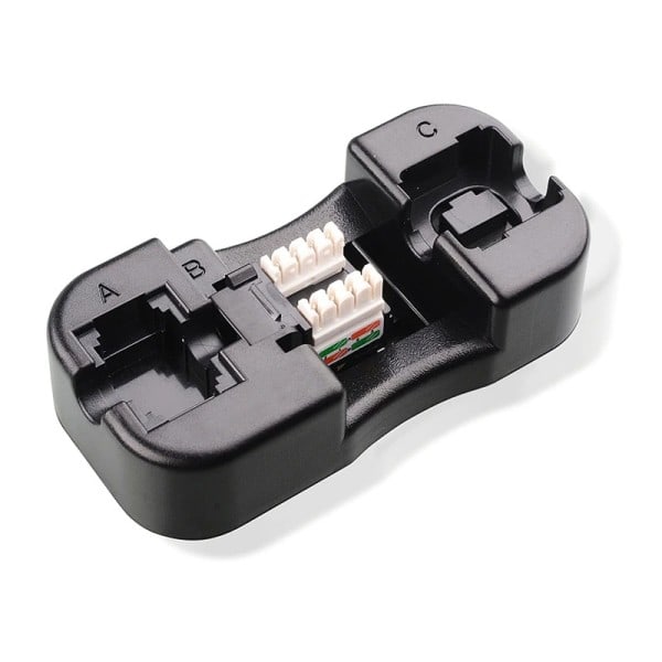 Universal RJ45 Cat6/Cat5E/Rj11/12 Keystone Jack Punch Down Stand Wiring Værktøj Modul Holder