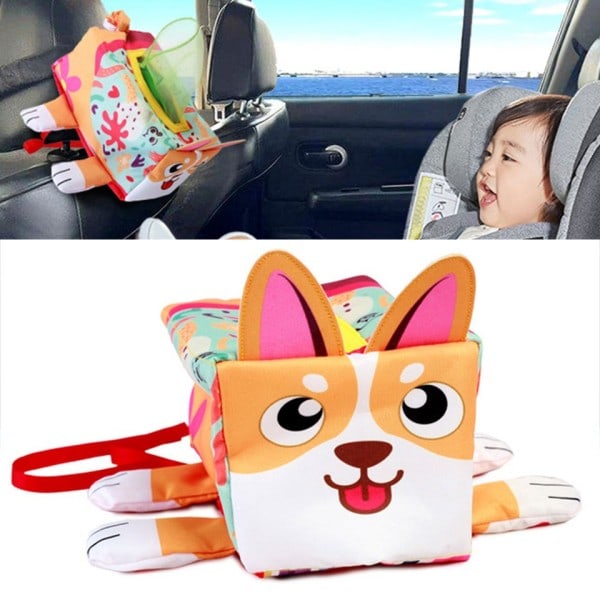 Baby vev boks baby sensoriske  leker myke montessori sensoriske leker for babyer trekk aktiviteter leker
