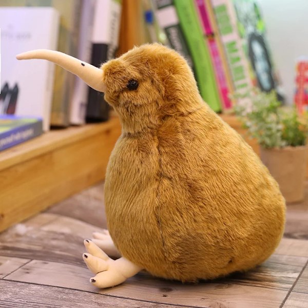 Sød Lifelike Kiwi Fugle Plyd Legetøj Blød Pude New Zealand Udstoppet Plys Dyr Børn Legetøj Gave